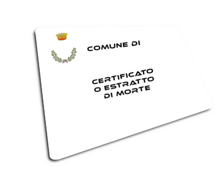 Richiedi il Certificato o Estratto di morte, comodamente da casa tua, con un semplice click. Visurexpress.it ti rende la vita più leggera facendot irisparmiare ore in file pre sbrigare le tue pratiche. A prezzi davvero competitivi.